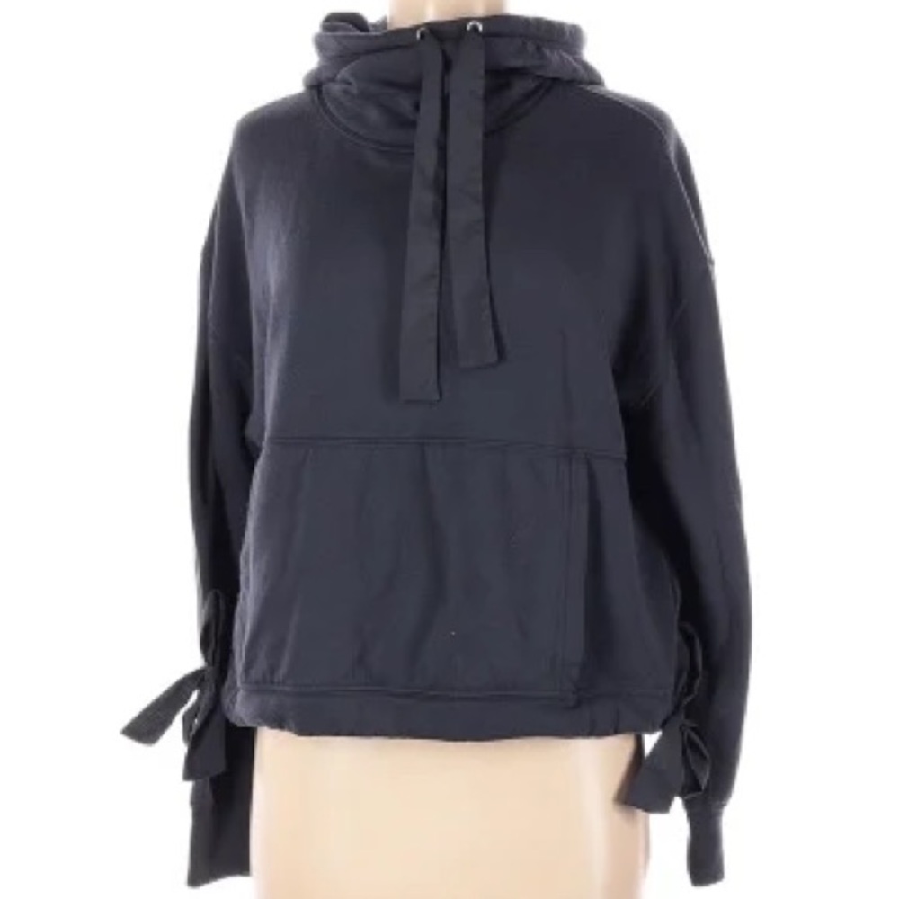 Club Monaco Gray Funnel Neck Hoodie XS
